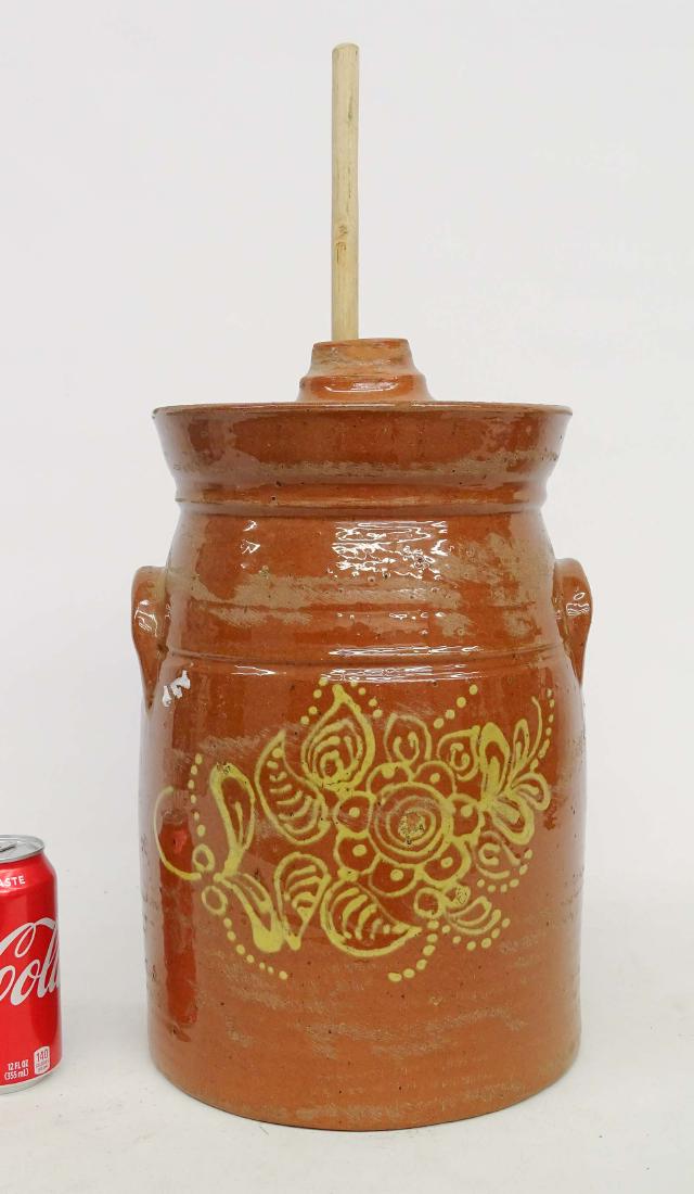 Redware Butter Churn (1 of 7)
