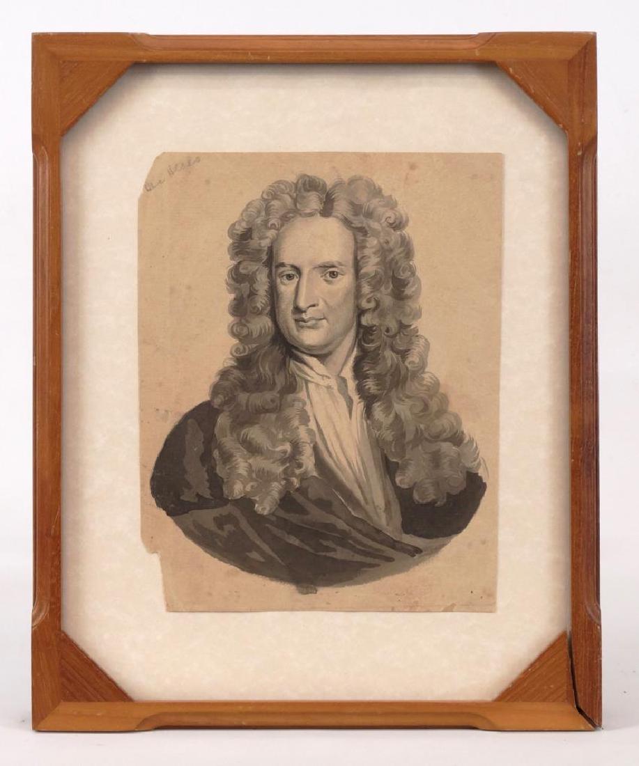 18th c. English Drawing Of A Gentleman (1 of 4)