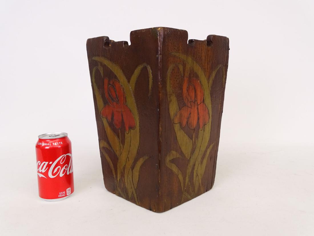 Art Nouveau Wood Container (1 of 5)