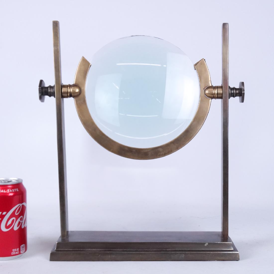 Large Magnifier Brass on Stand (1 of 6)