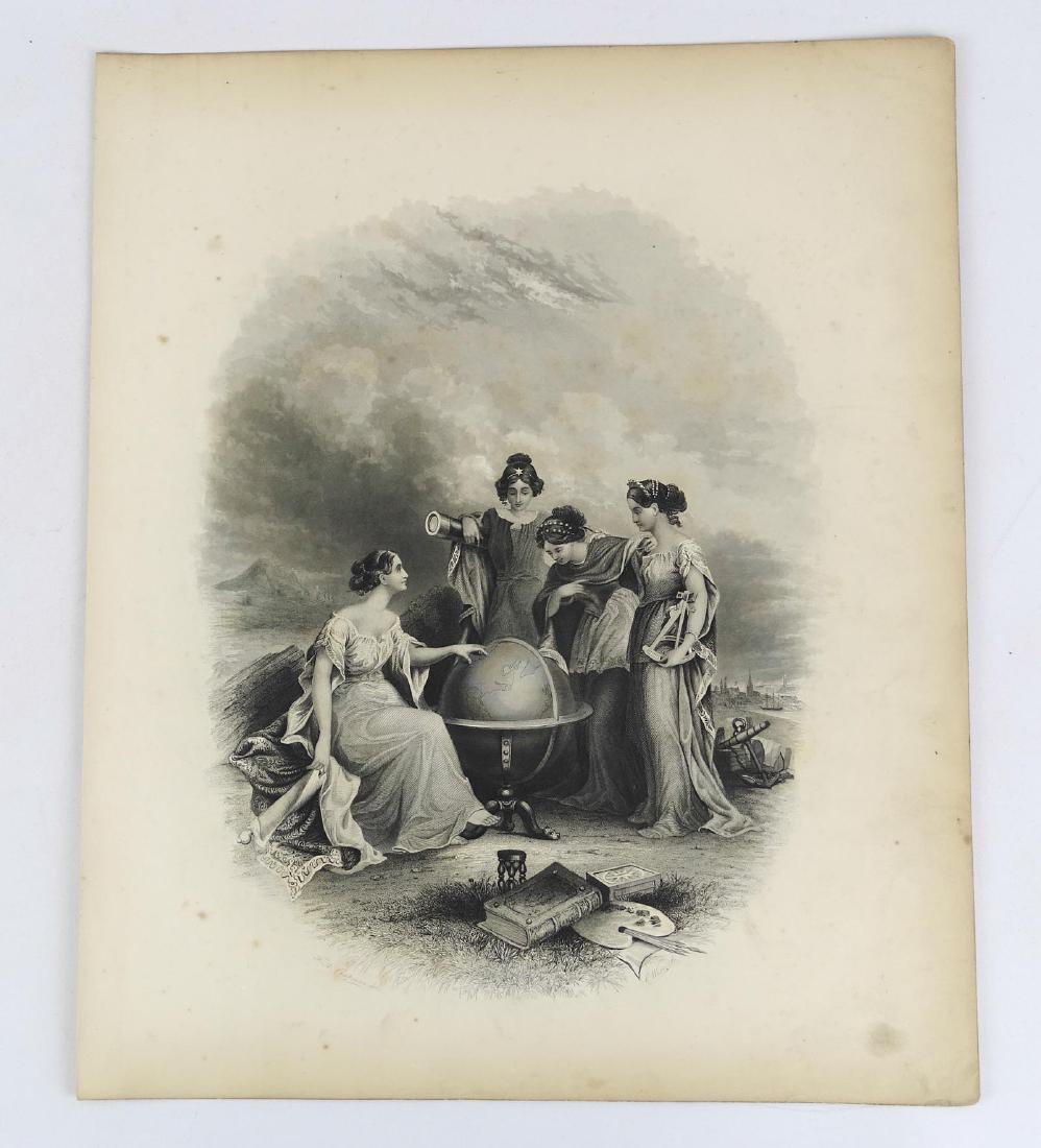 Early Engraving World Globe Navigation (1 of 5)