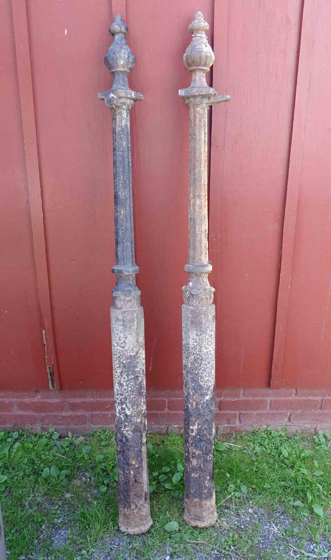 Pair Cast Iron Posts (1 of 6)