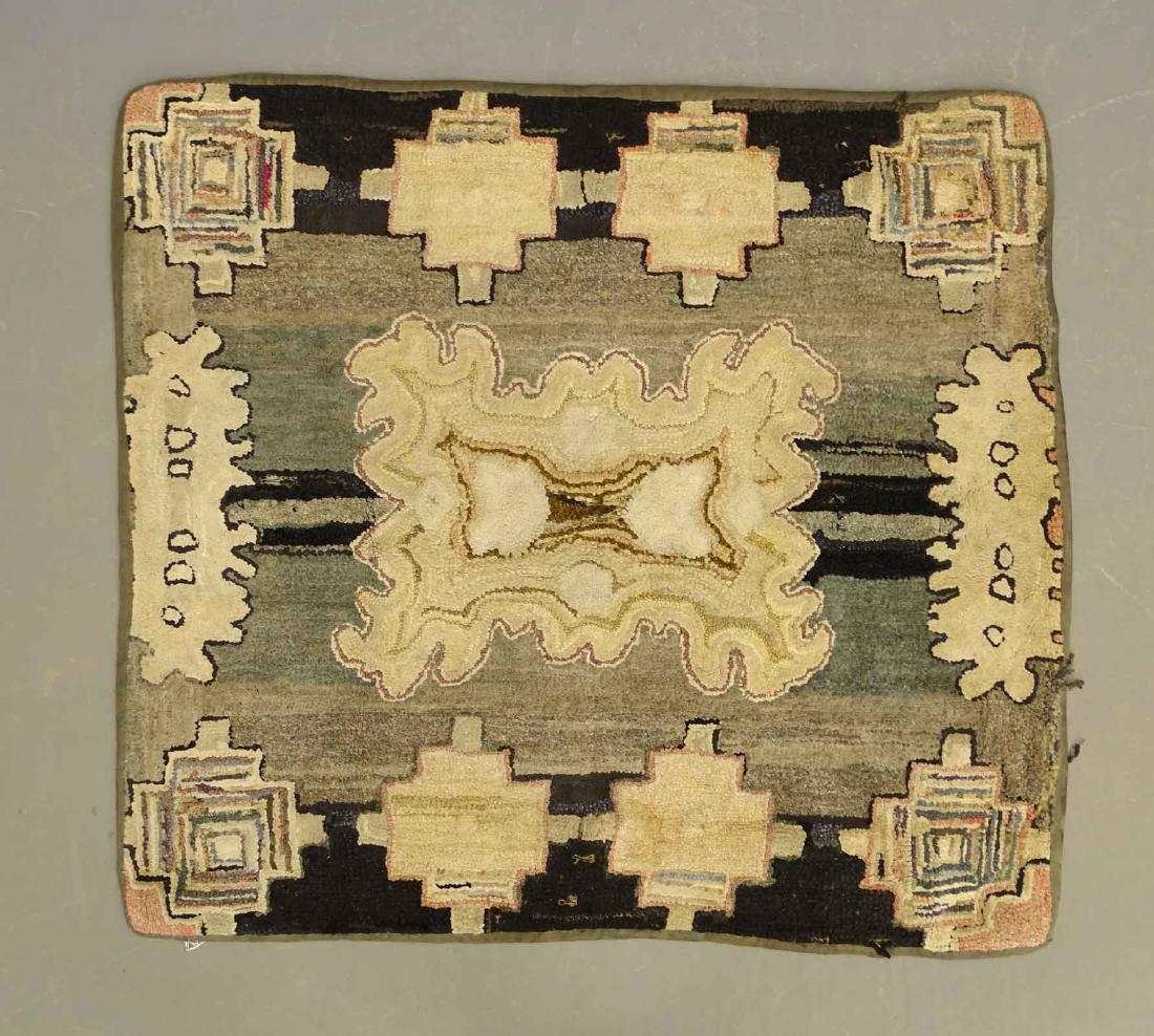 Early Hooked Rug (1 of 3)