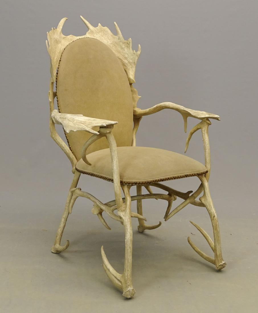 Arthur Court Painted Metal Horn Chair (1 of 3)