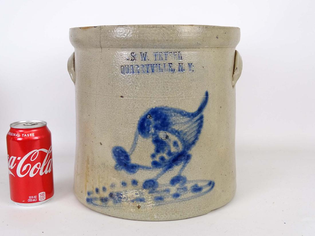 19th c. Stoneware Crock (1 of 4)