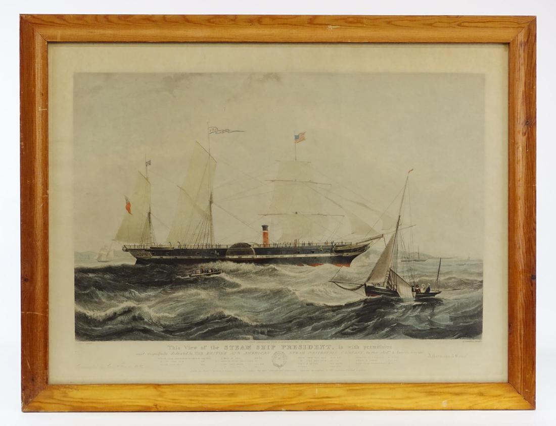 Maritime Boat Antique Print (1 of 6)