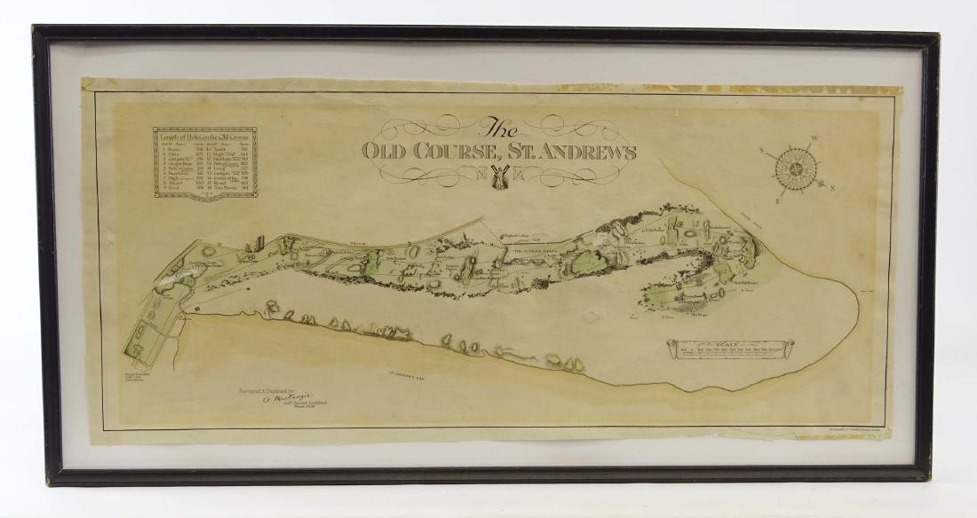 Scotland Early Golf Map (1 of 6)
