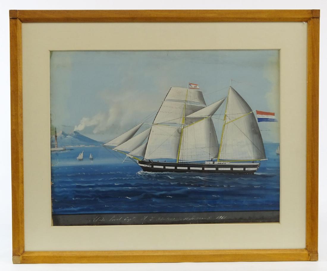 Bay of Naples Antique Ship Portrait (1 of 8)