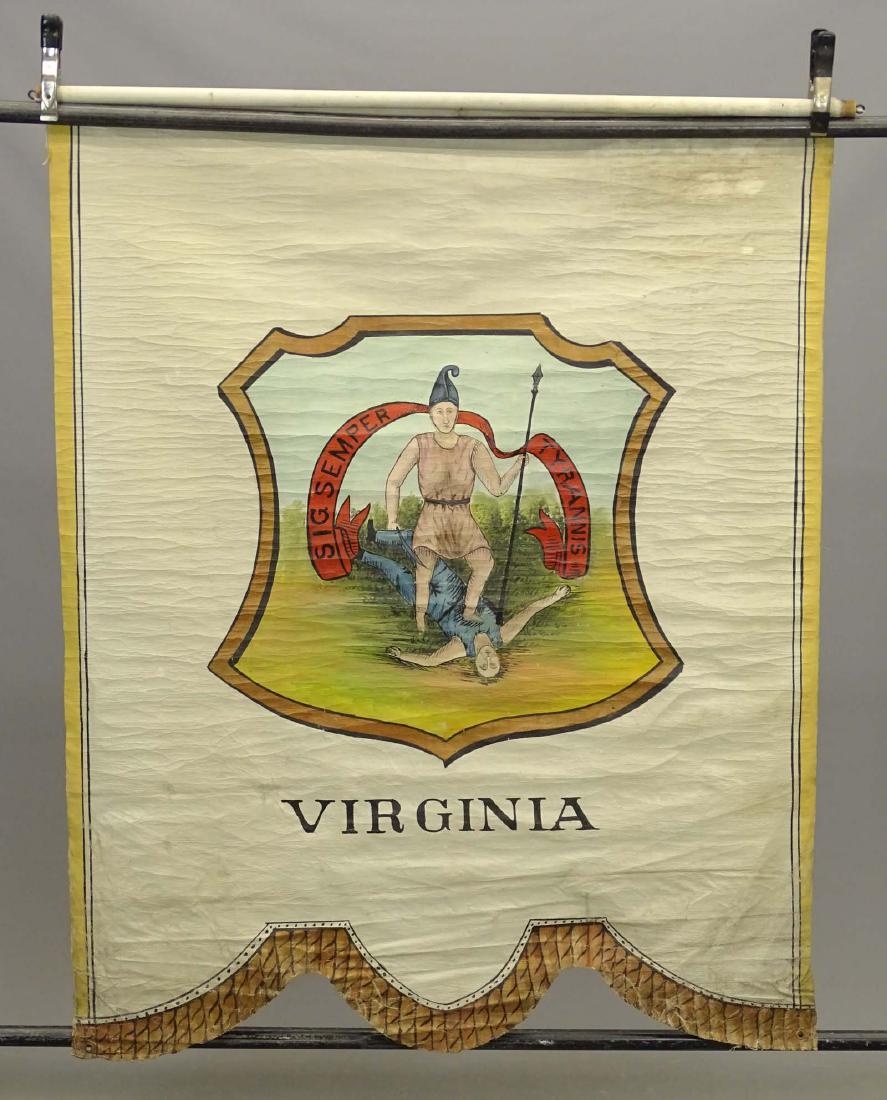 Virginia State Seal Antique Banner (1 of 4)