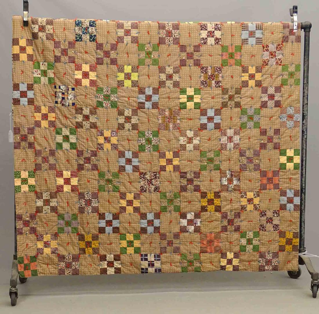 19th c. Hudson Valley Quilt Jul 27, 2019 Copake Auction Inc. in NY