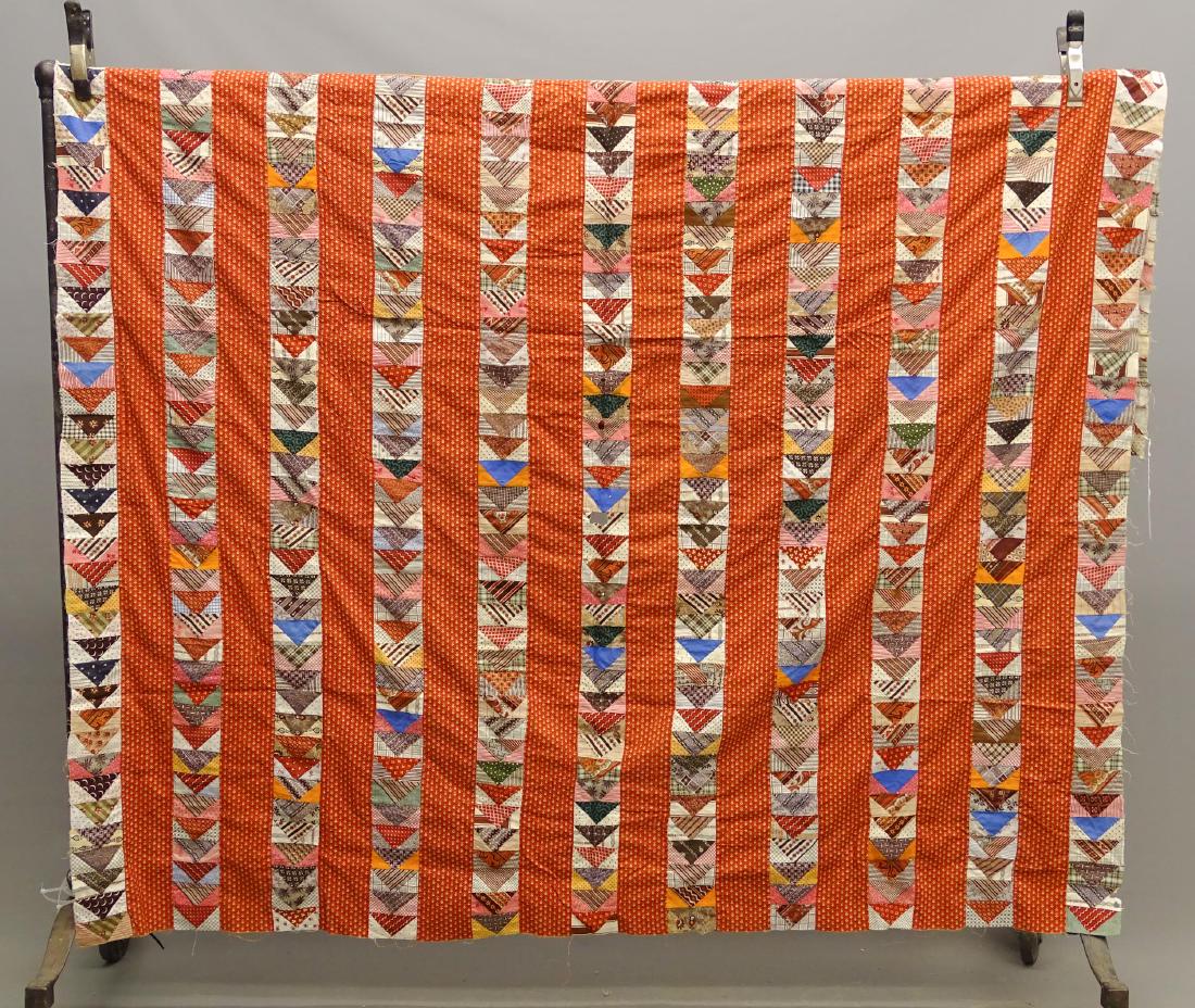 19th c. Quilt Top (1 of 5)