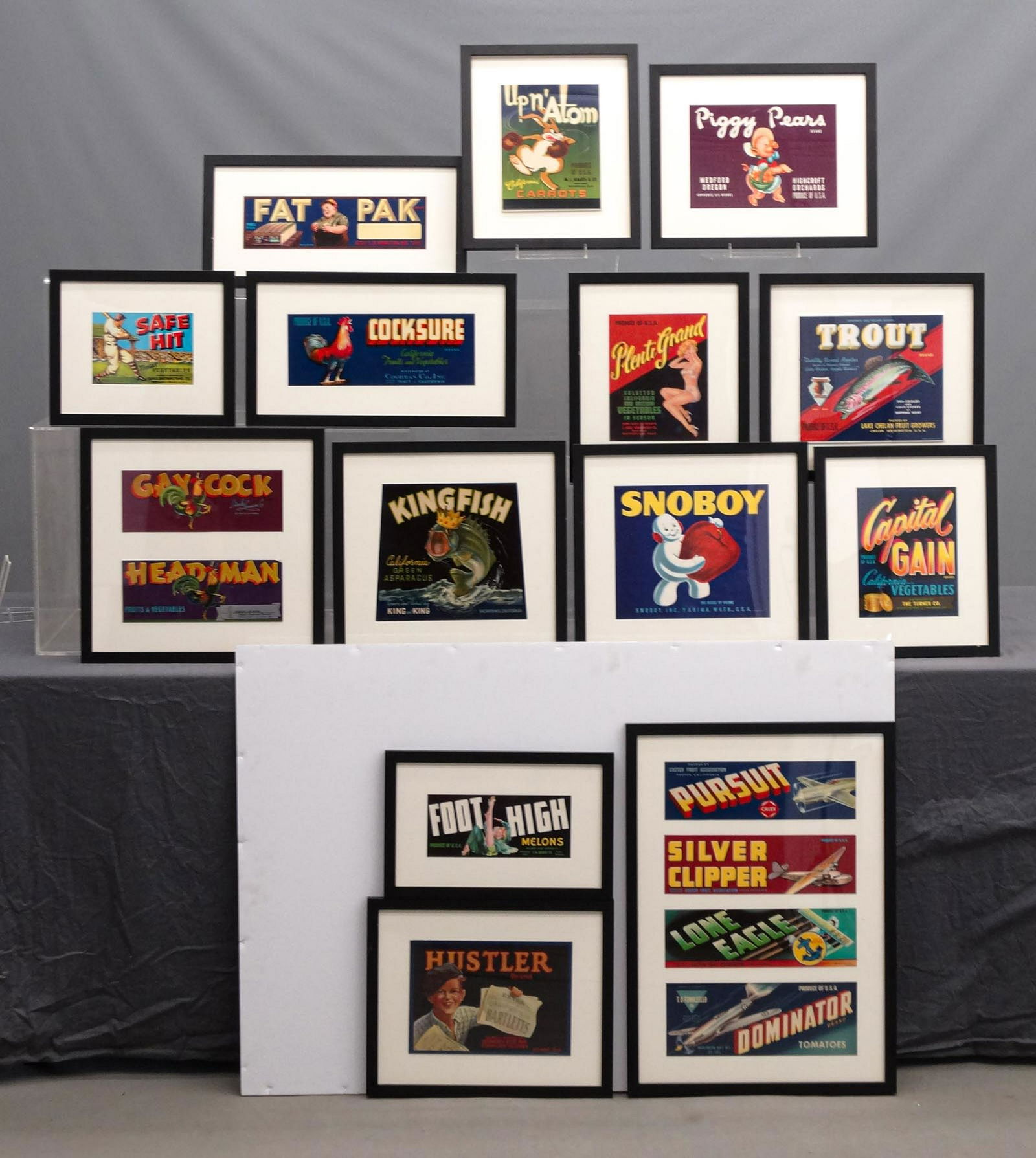 Collection Of Framed Fruit Labels (1 of 15)