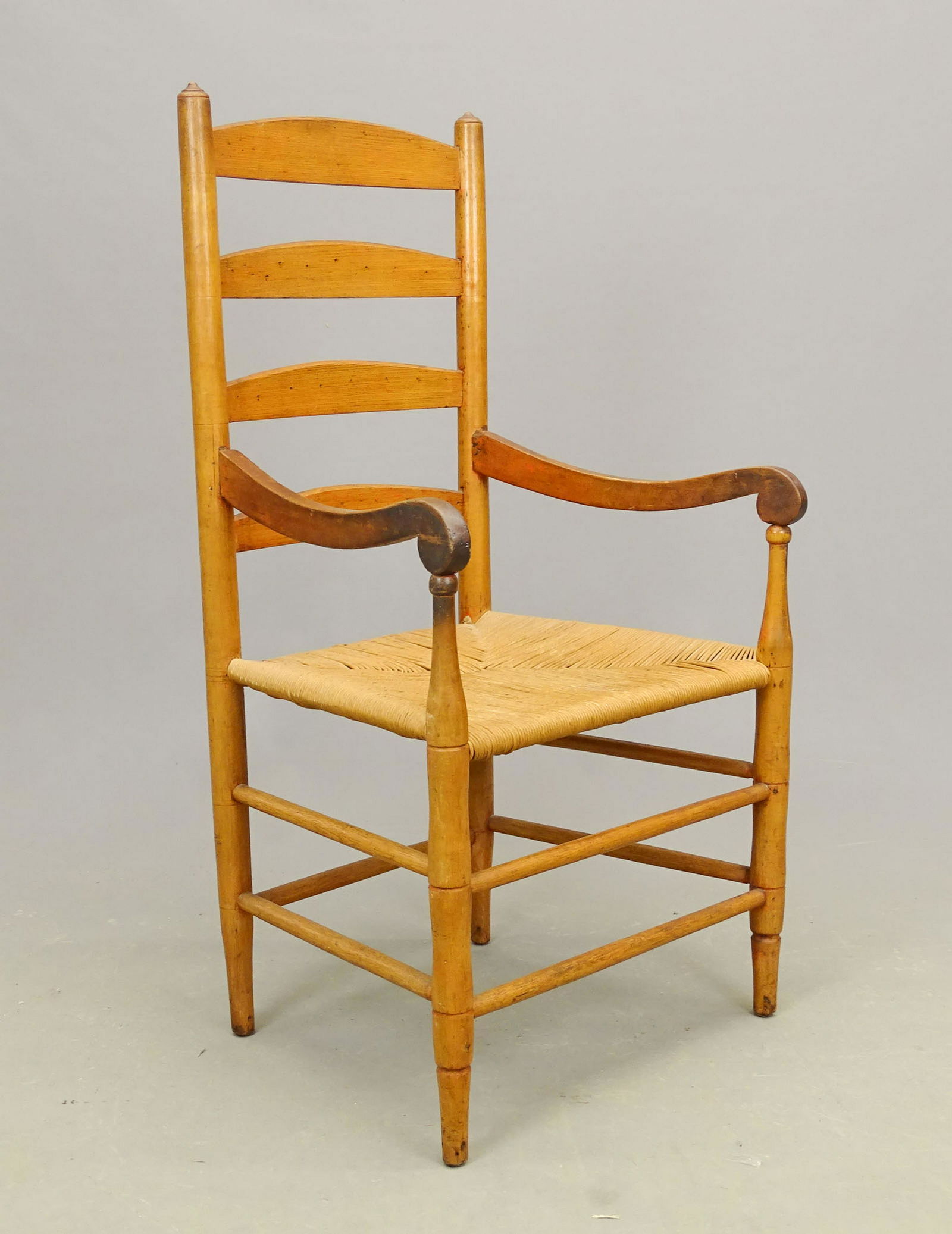 19th c. Ladderback Armchair (1 of 3)