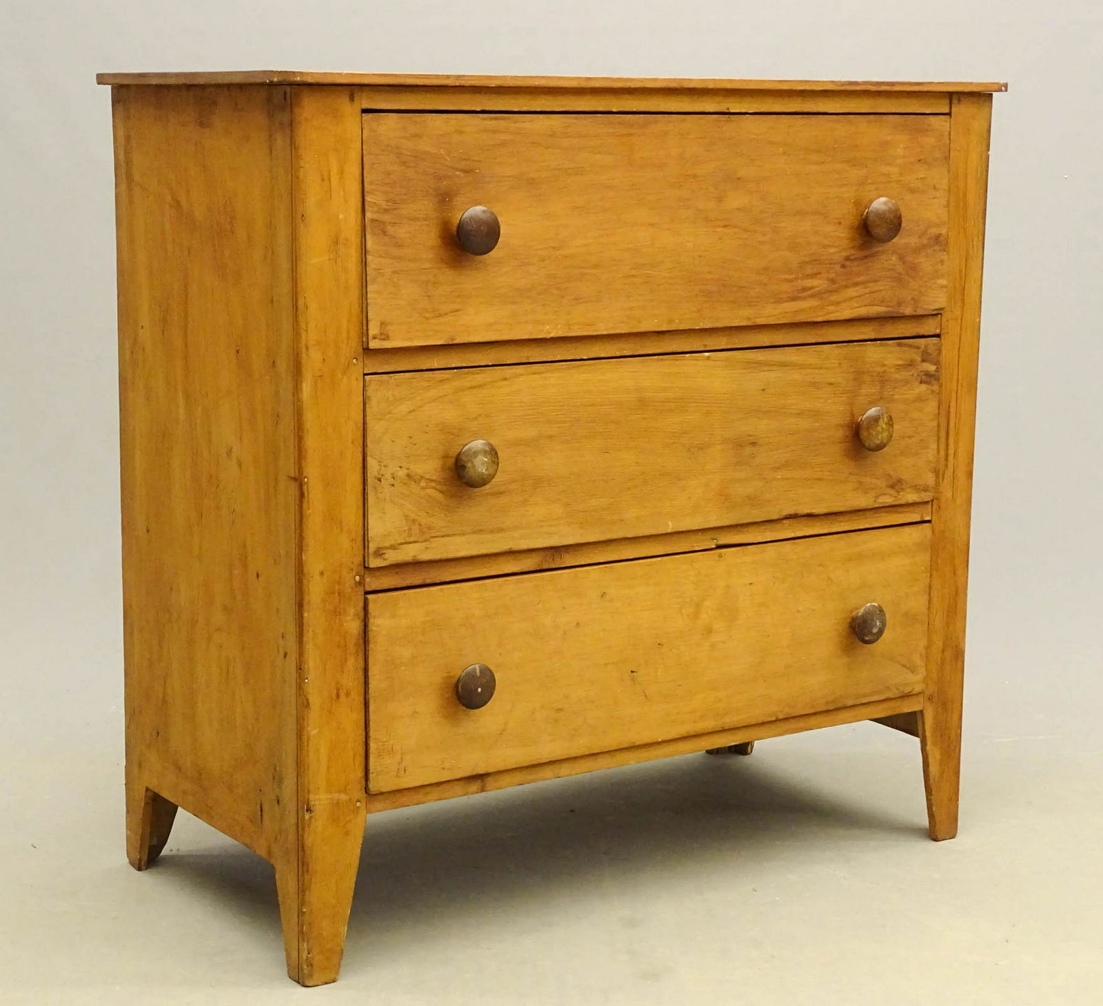 19th c. Pine Chest Of Drawers (1 of 4)
