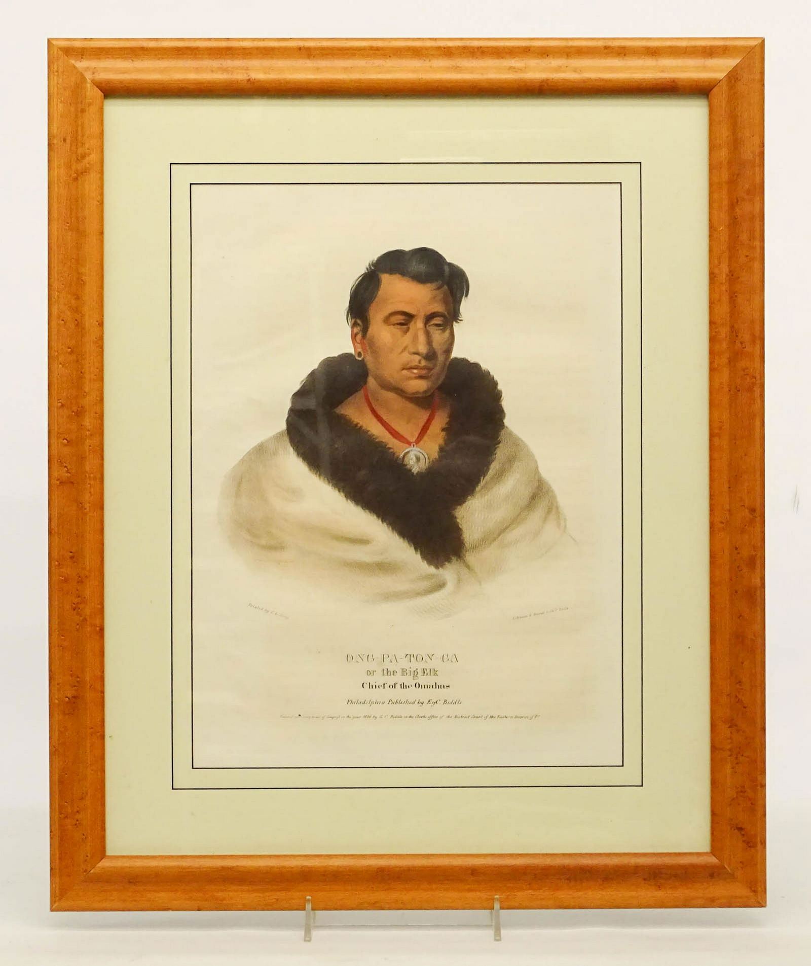 19th c. Print "ONG-PA-TON-GA..." (1 of 4)