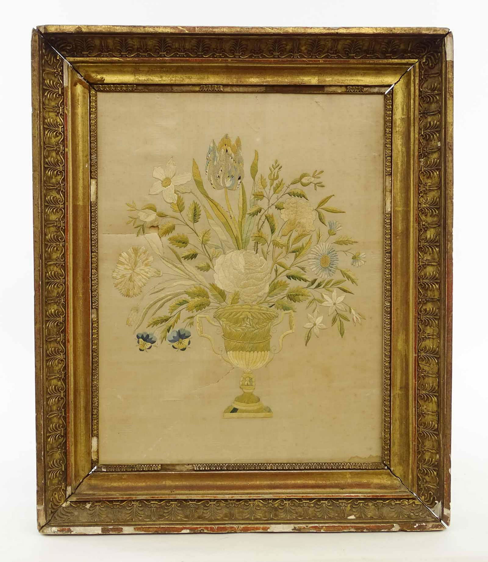 19th c. Silk Needlework (1 of 4)