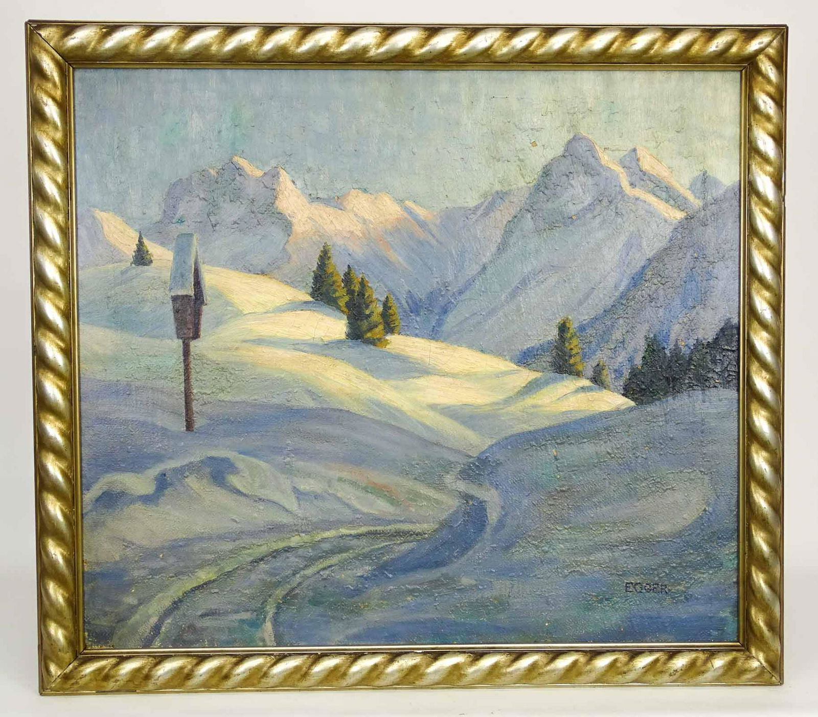 Egger (20th Century), Winter Landscape (1 of 7)