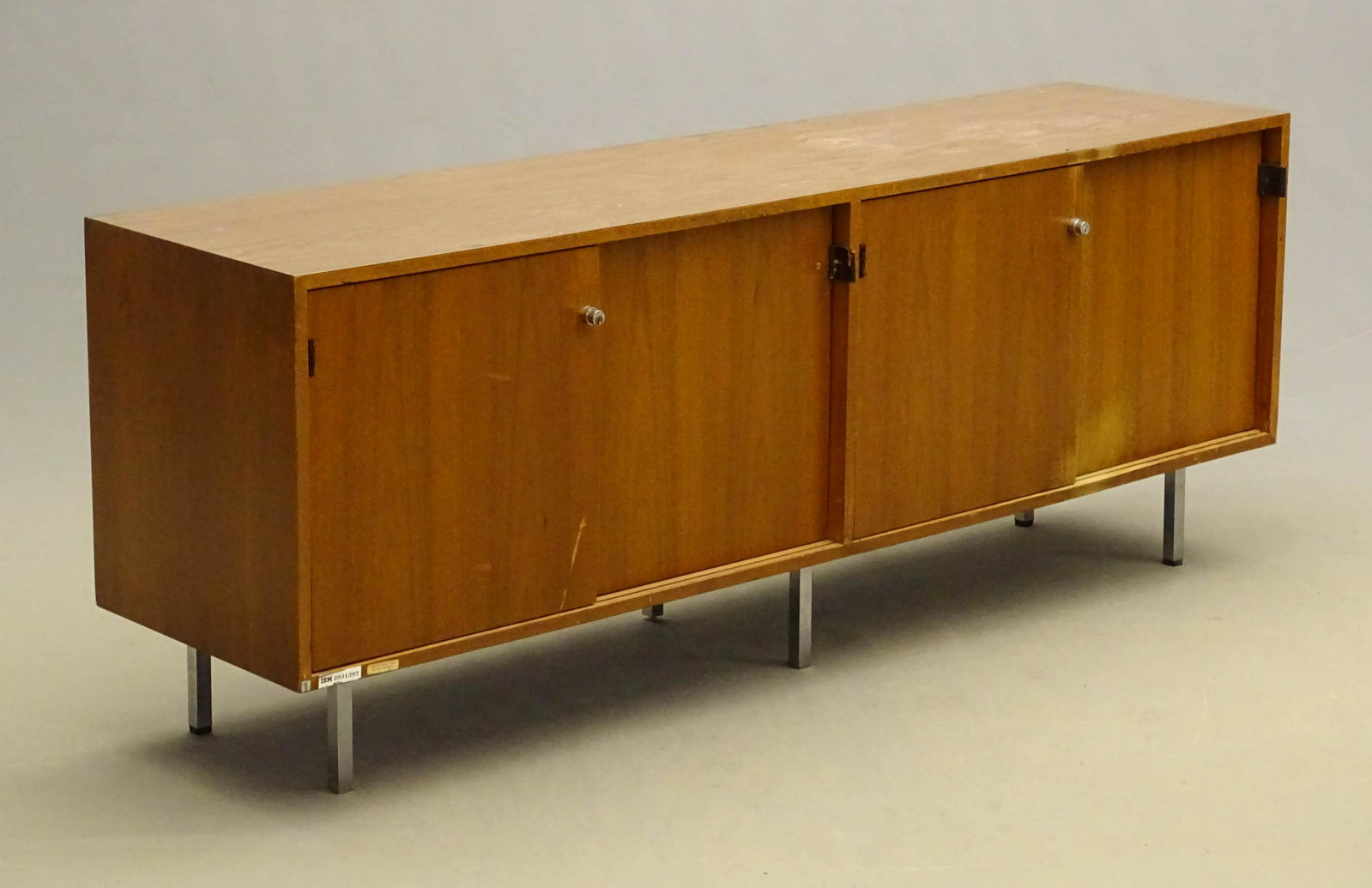 Knoll Credenza: Knoll credenza. 71 1/4" x 18 3/4" x 27 1/2".