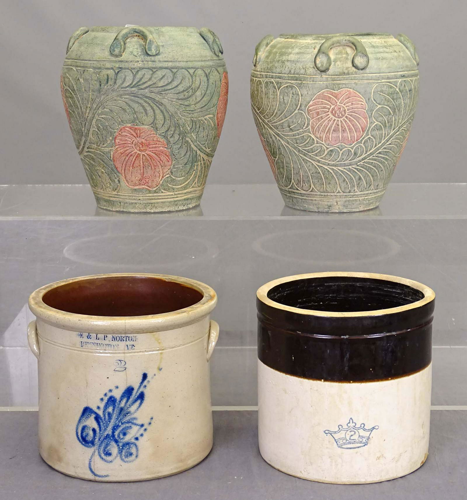 19th c. Stoneware Crock (1 of 9)