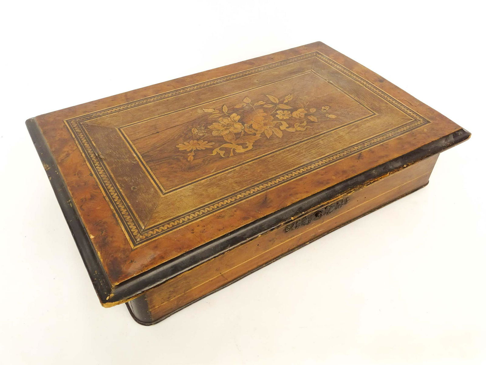19th c. Inlaid Dresser Box (1 of 7)