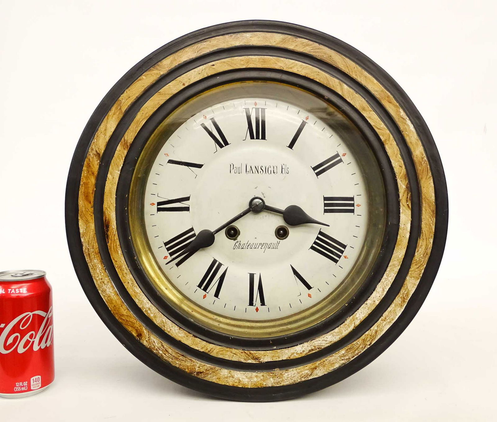 19th c. French Wall Clock (1 of 13)