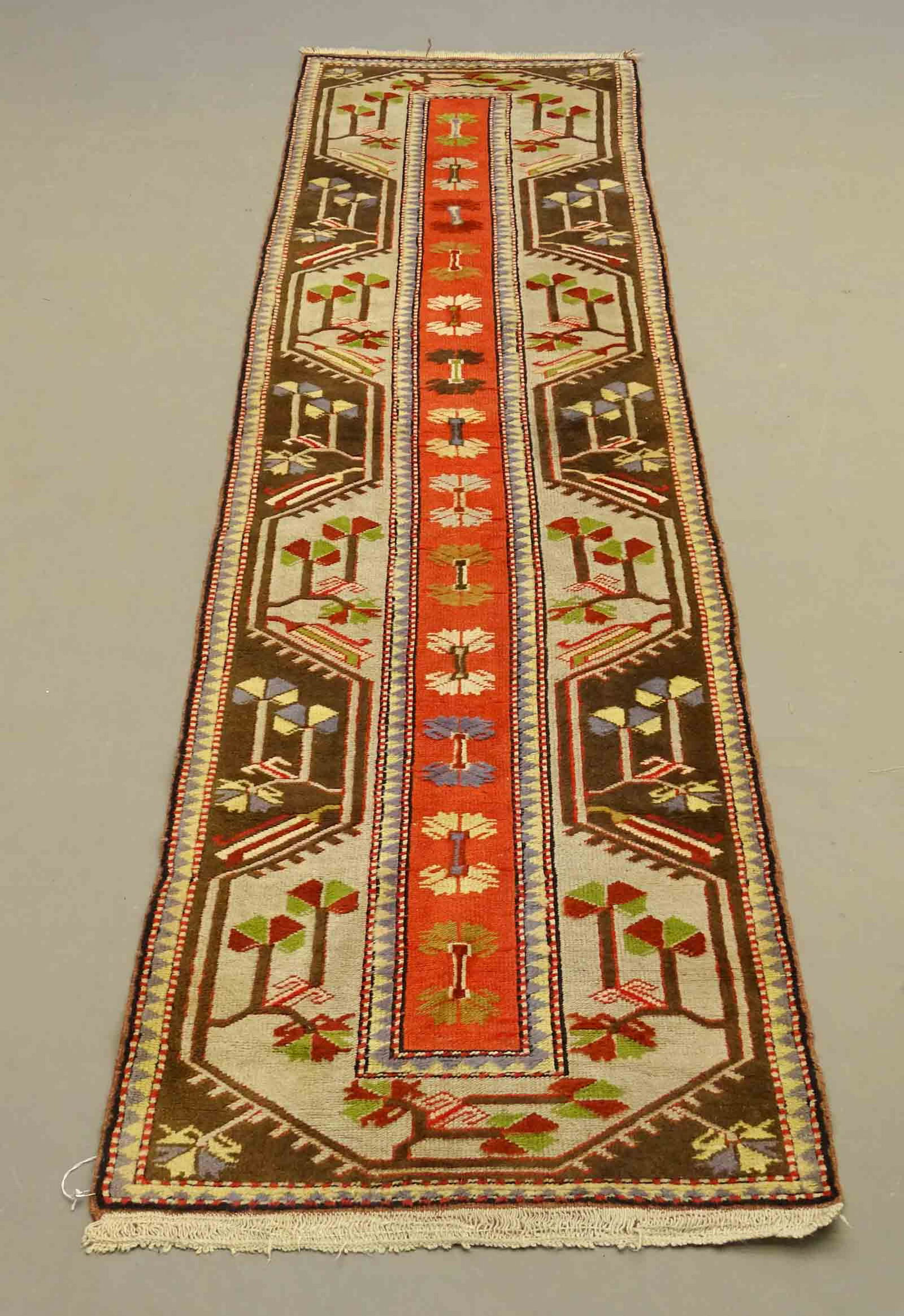 Oriental Rug Runner: Oriental rug runner. 29 1/2" x 112".