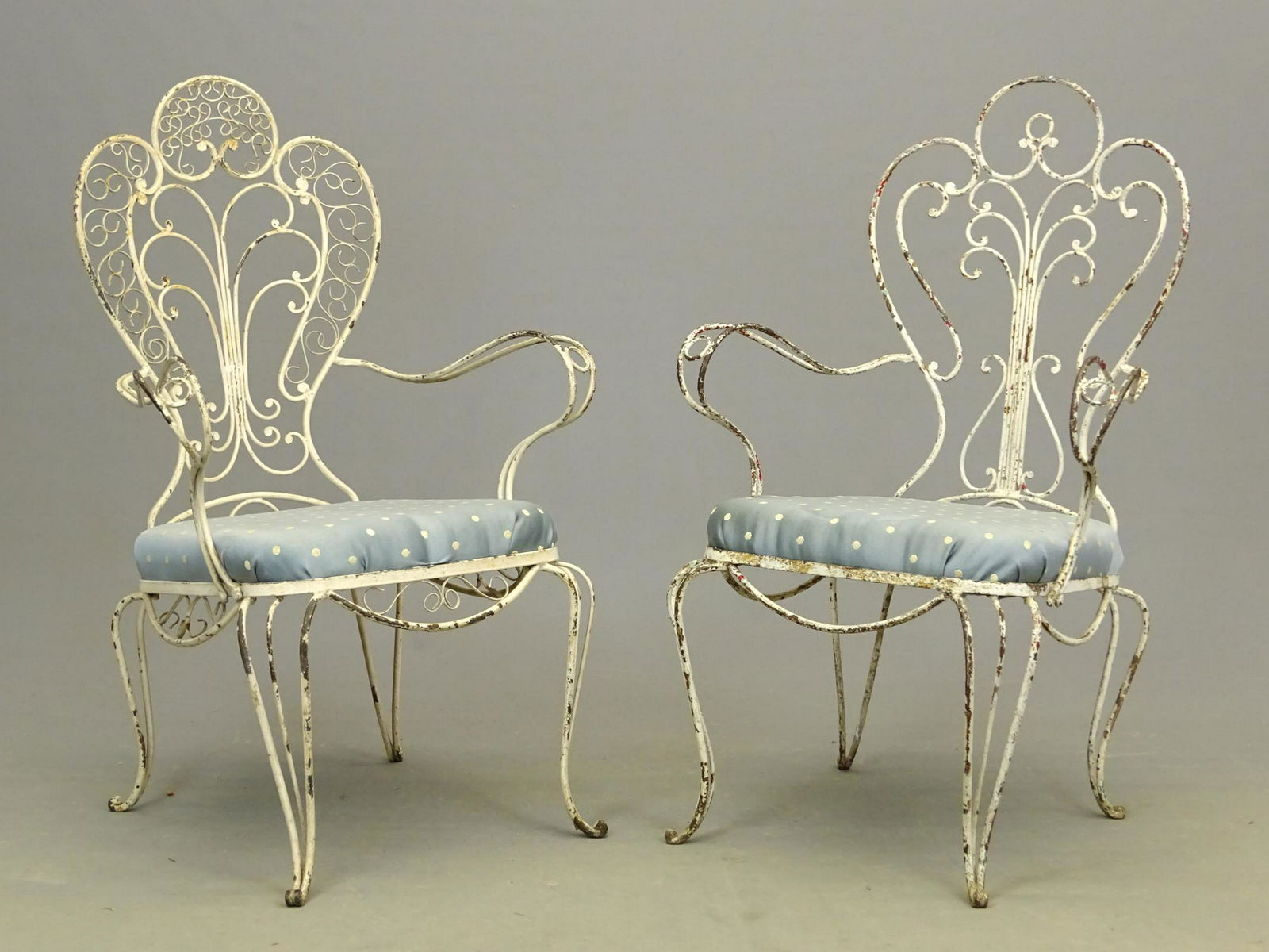 Antique Wrought Iron Chairs