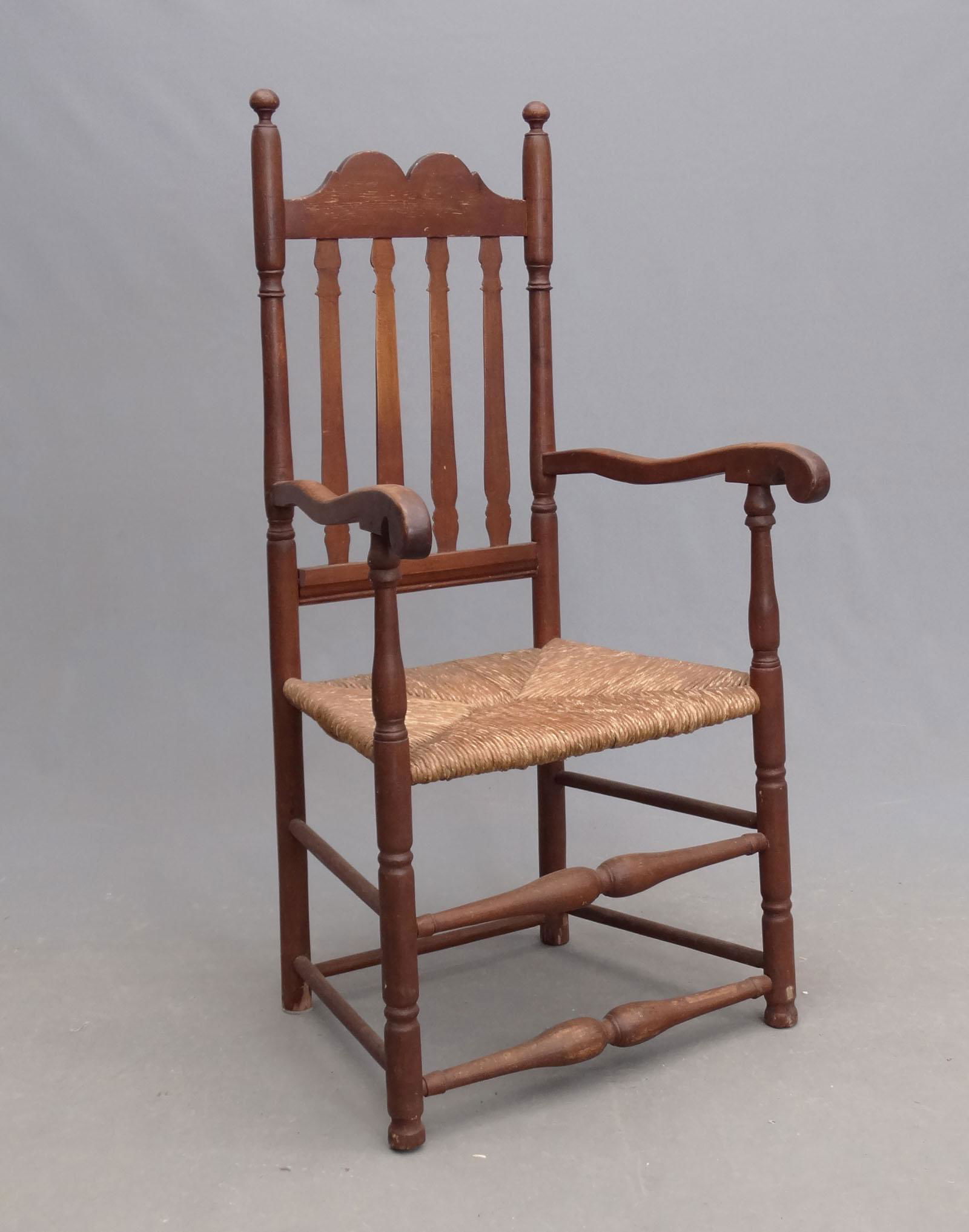 18th c. Banister Back Armchair (1 of 3)