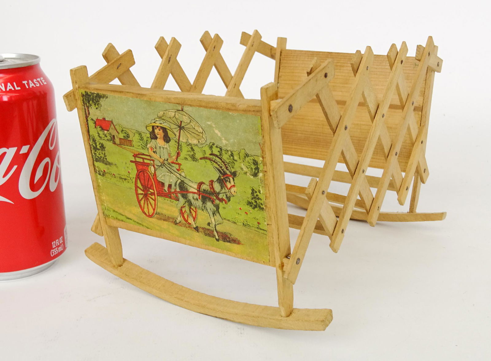 German Fold Out Toy Cradle (1 of 4)