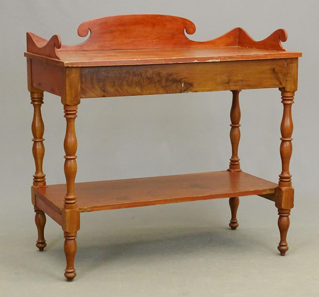 19th c. Table With Splashback (1 of 4)