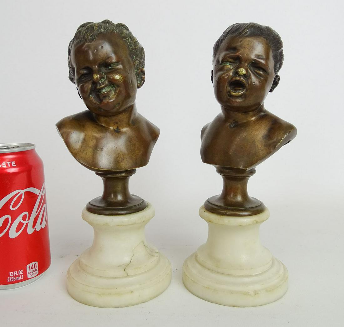 Pair Bronze Sculptures (1 of 4)