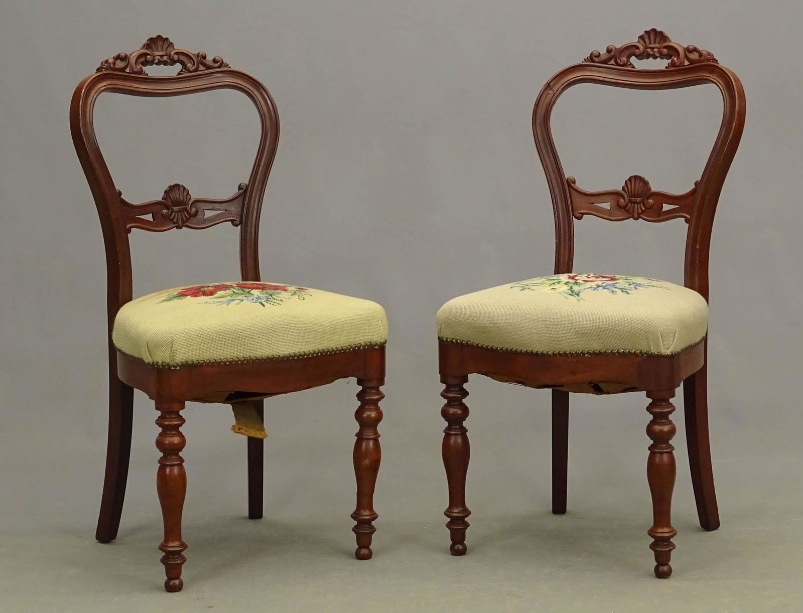 Pair Continental Side Chairs (1 of 7)