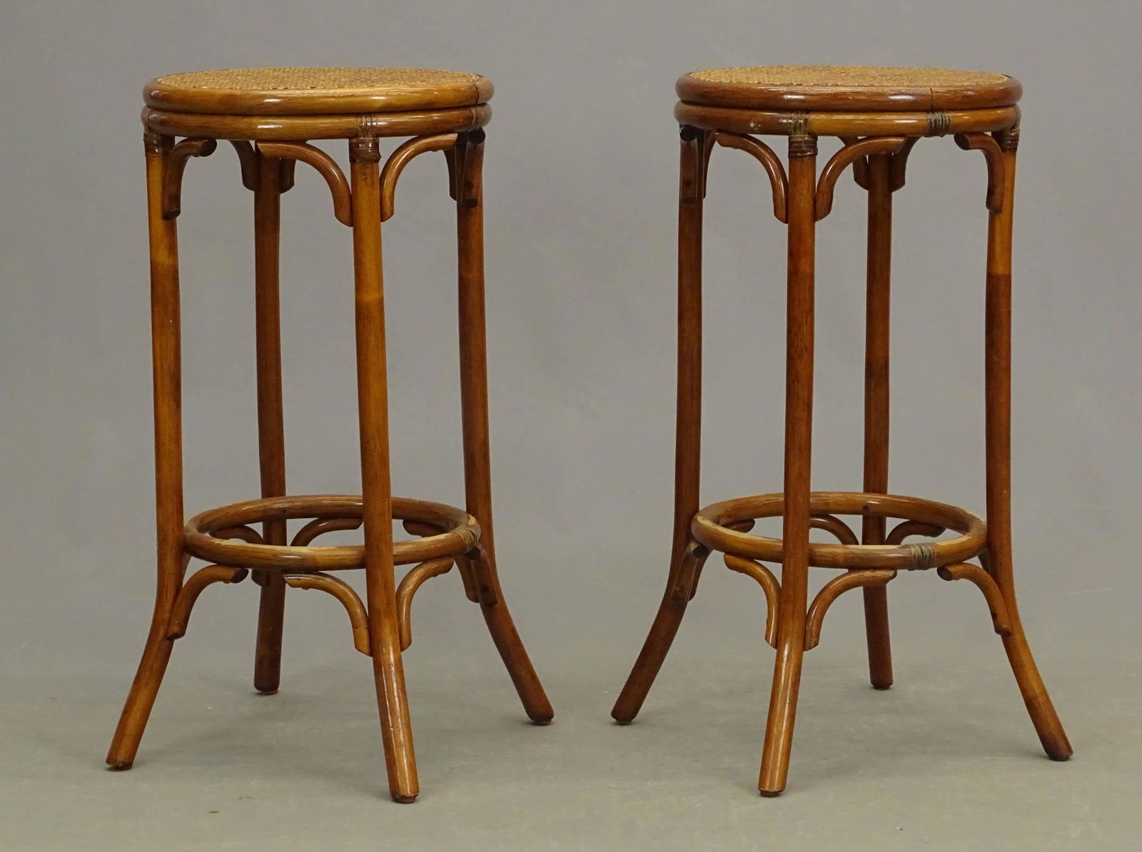 Pair Bentwood Stools (1 of 3)