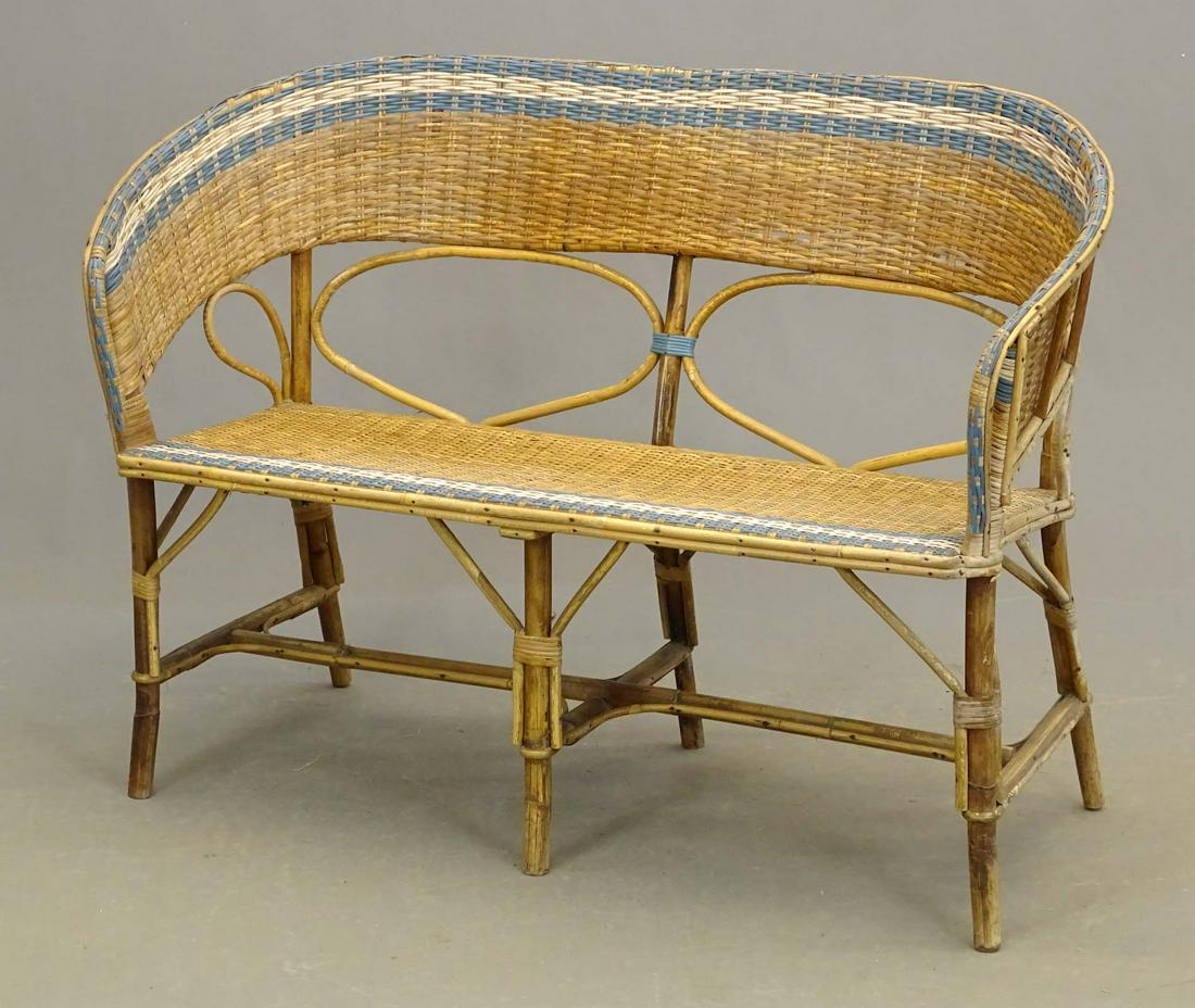 Wicker Settee (1 of 3)