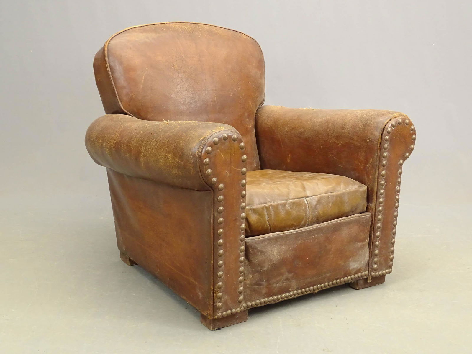 French Leather Chair (1 of 5)