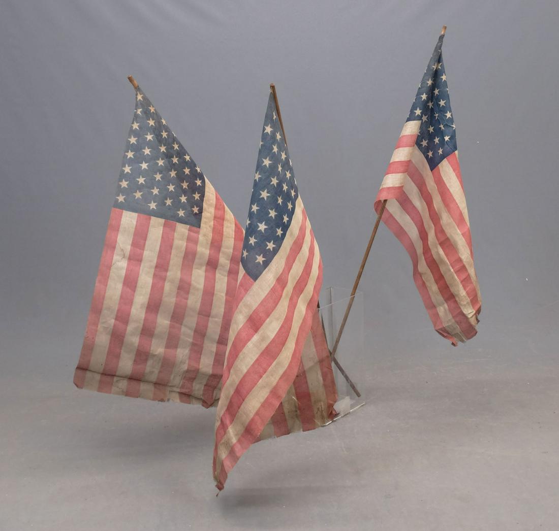 Flag Lot: Lot (3) 50 star flags.