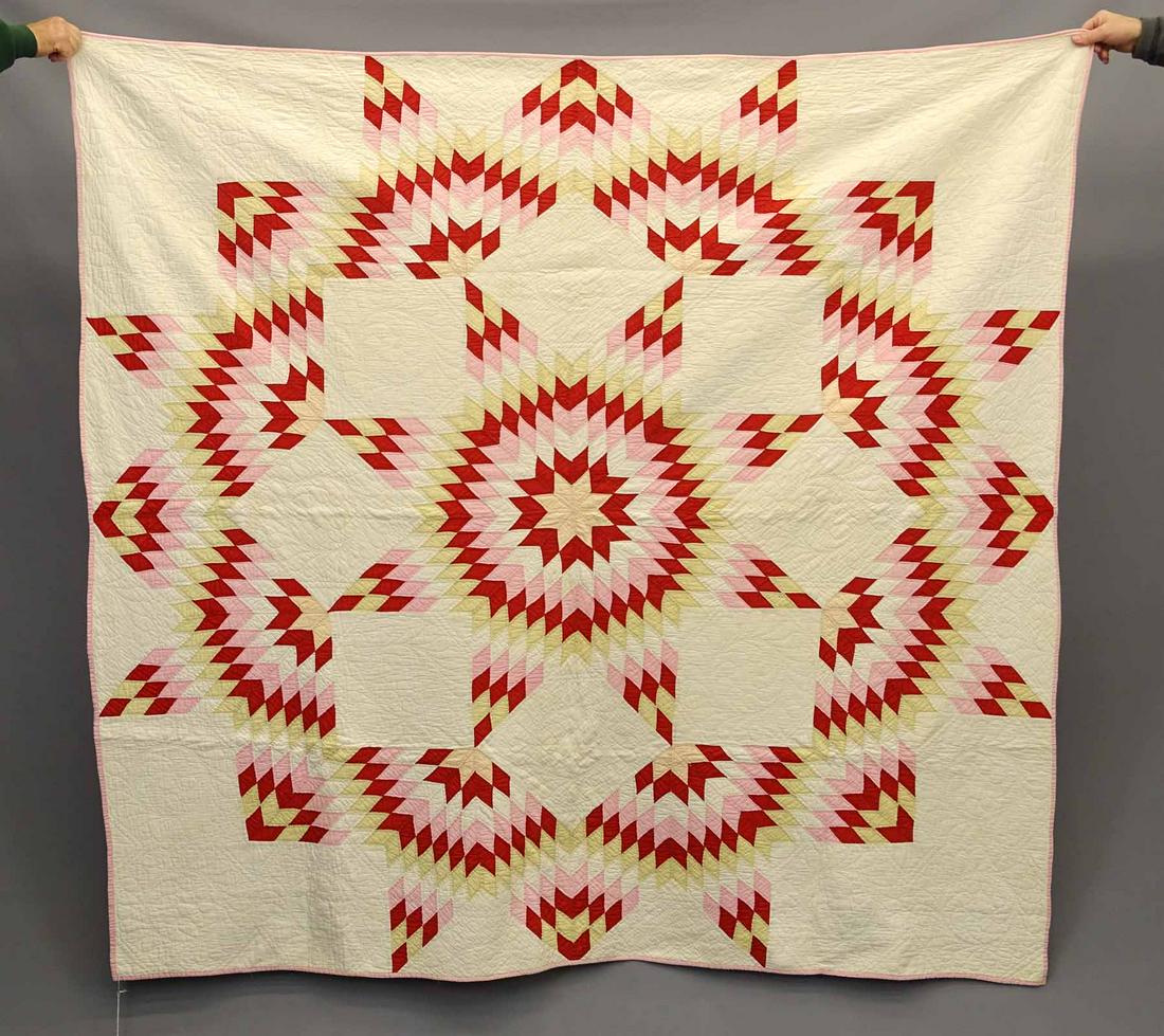 C. 1940 Broken Star Quilt (1 of 2)