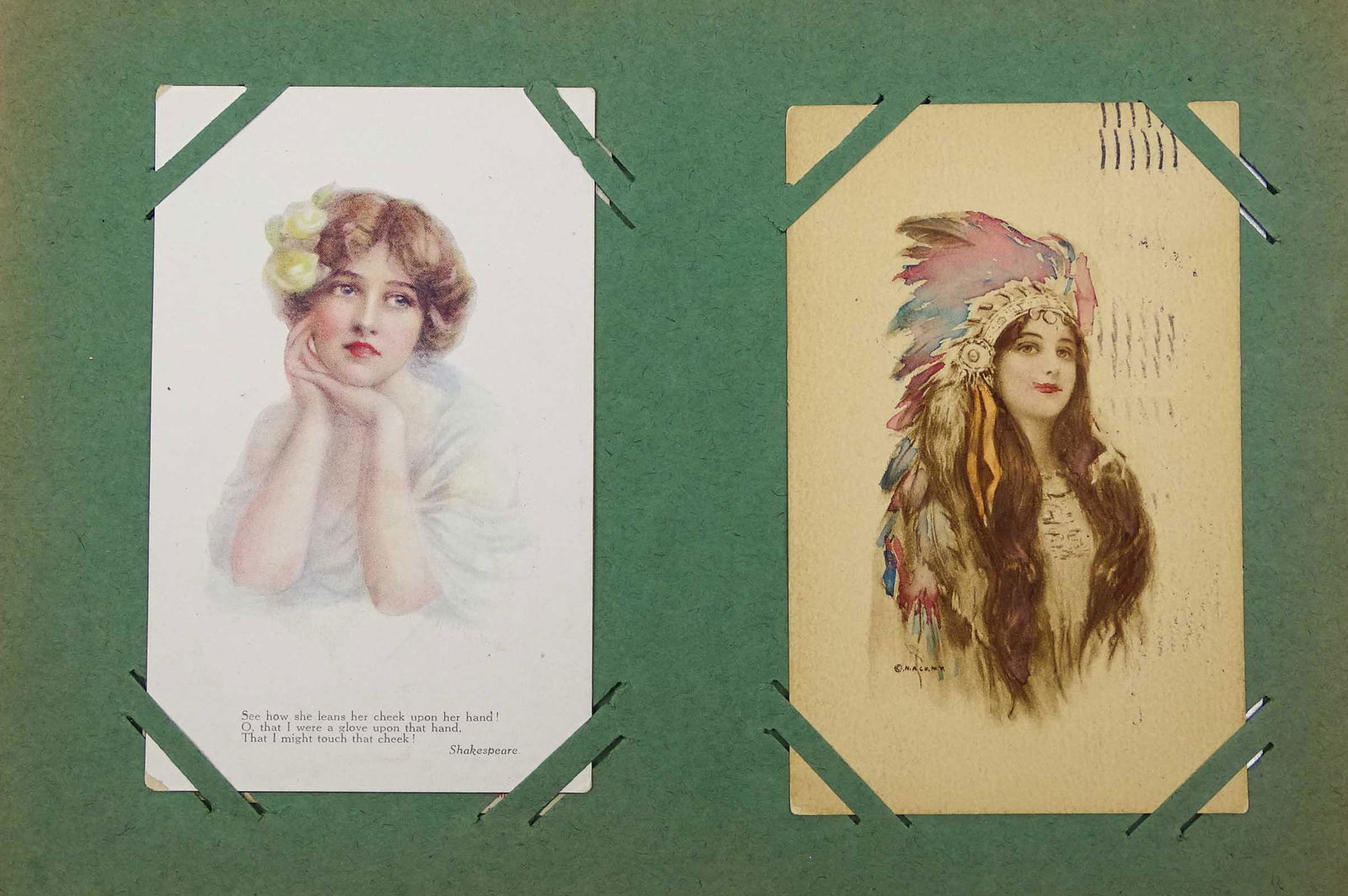 Vintage Art Nouveau Post Card Album (1 of 18)