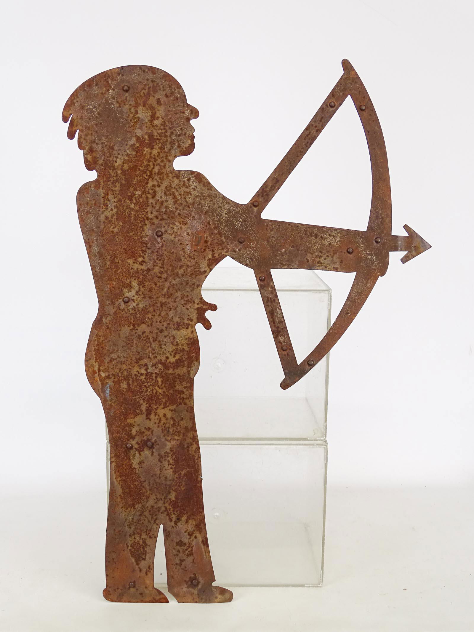 Sheet Metal Native American Weathervane (1 of 3)