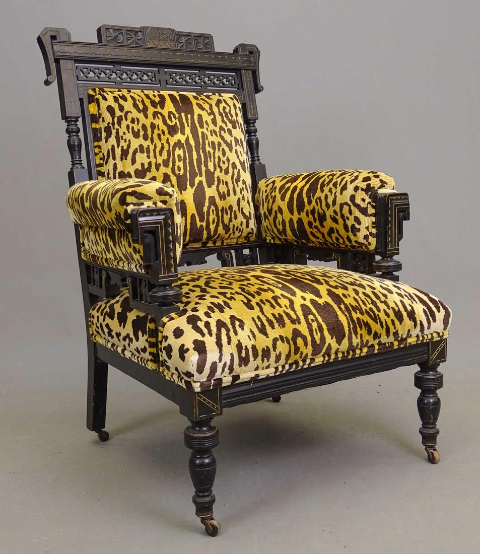 Victorian Aesthetic Movement Parlor Chair (1 of 5)