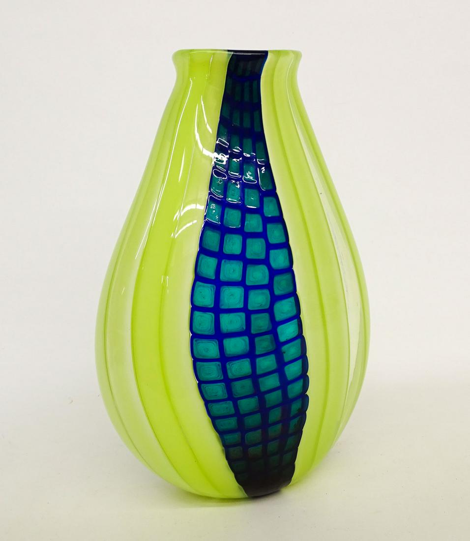 Robin Mix (20th Century), Art Glass Vase (1 of 3)
