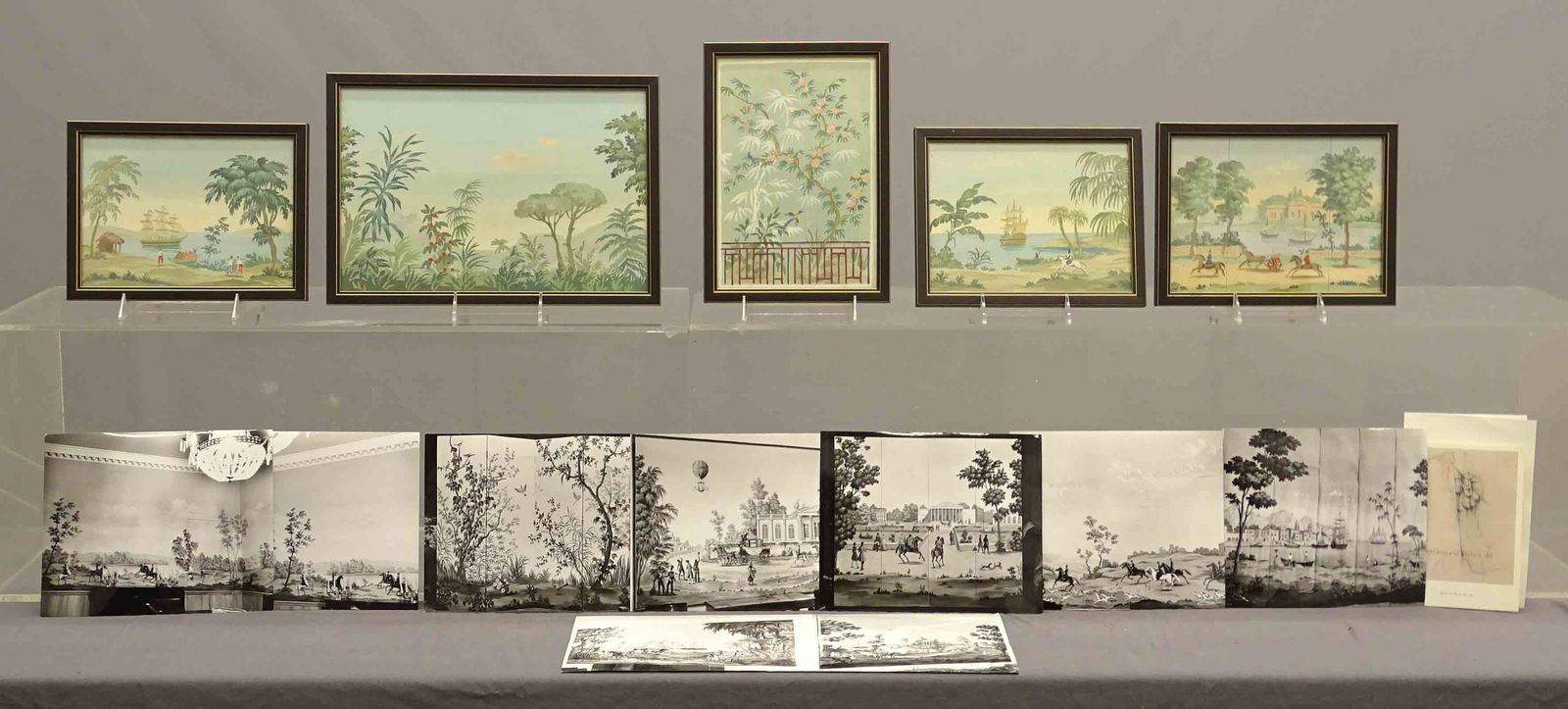 French School, Gouache Studies (1 of 11)