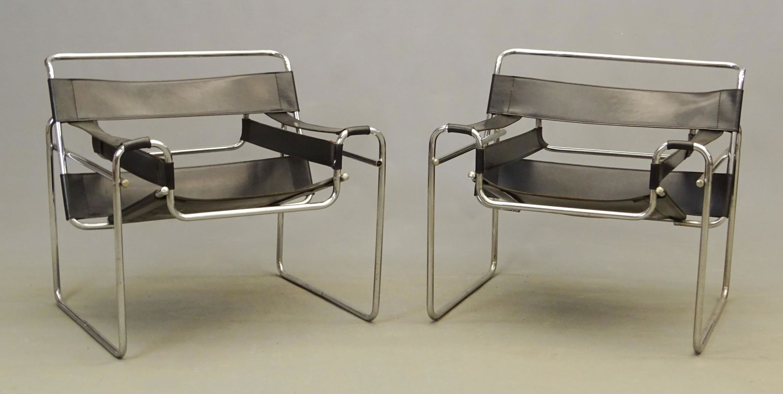 Pair Marcel Breuer Wassily Chairs (1 of 6)