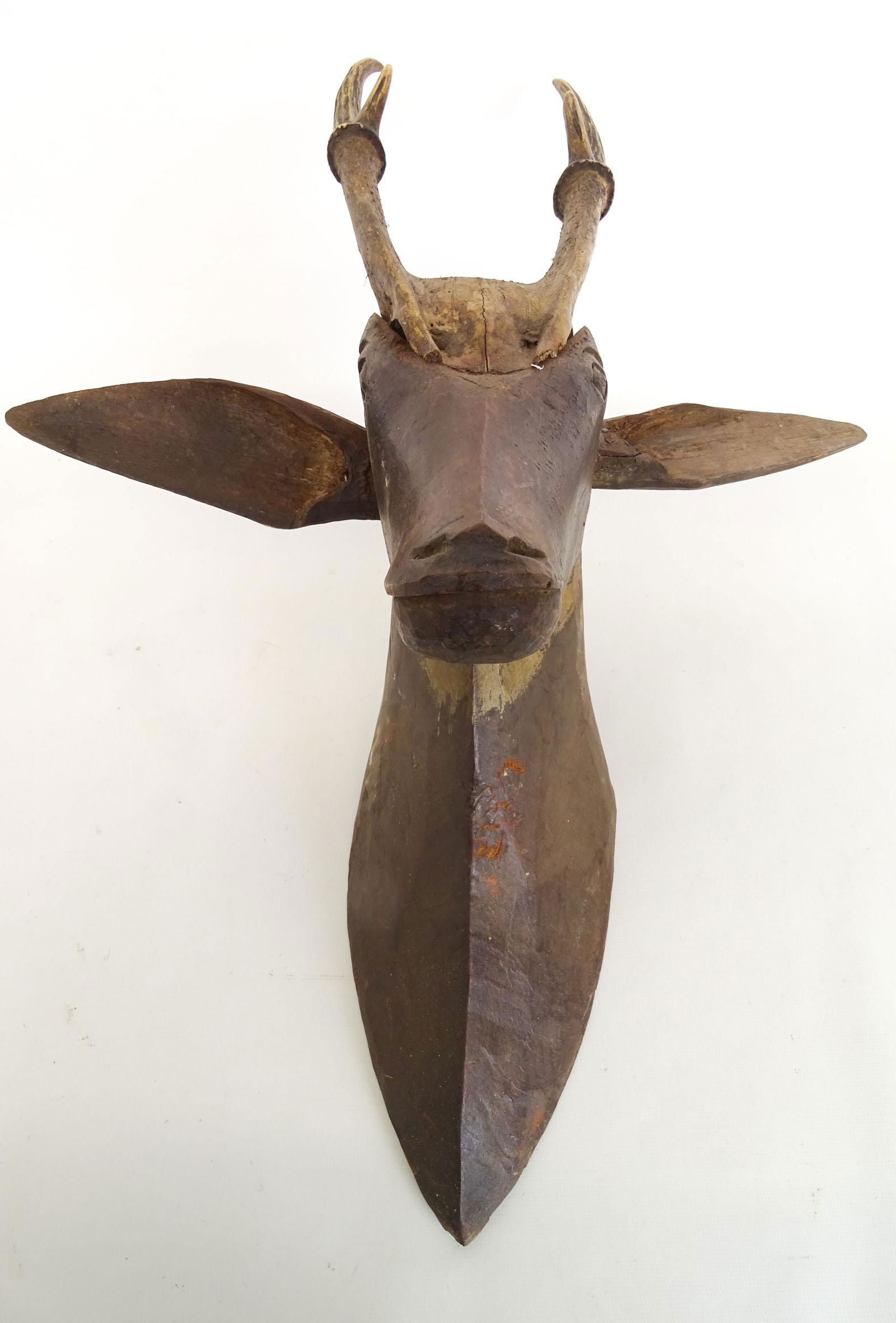 Folk Art Deer Head (1 of 7)