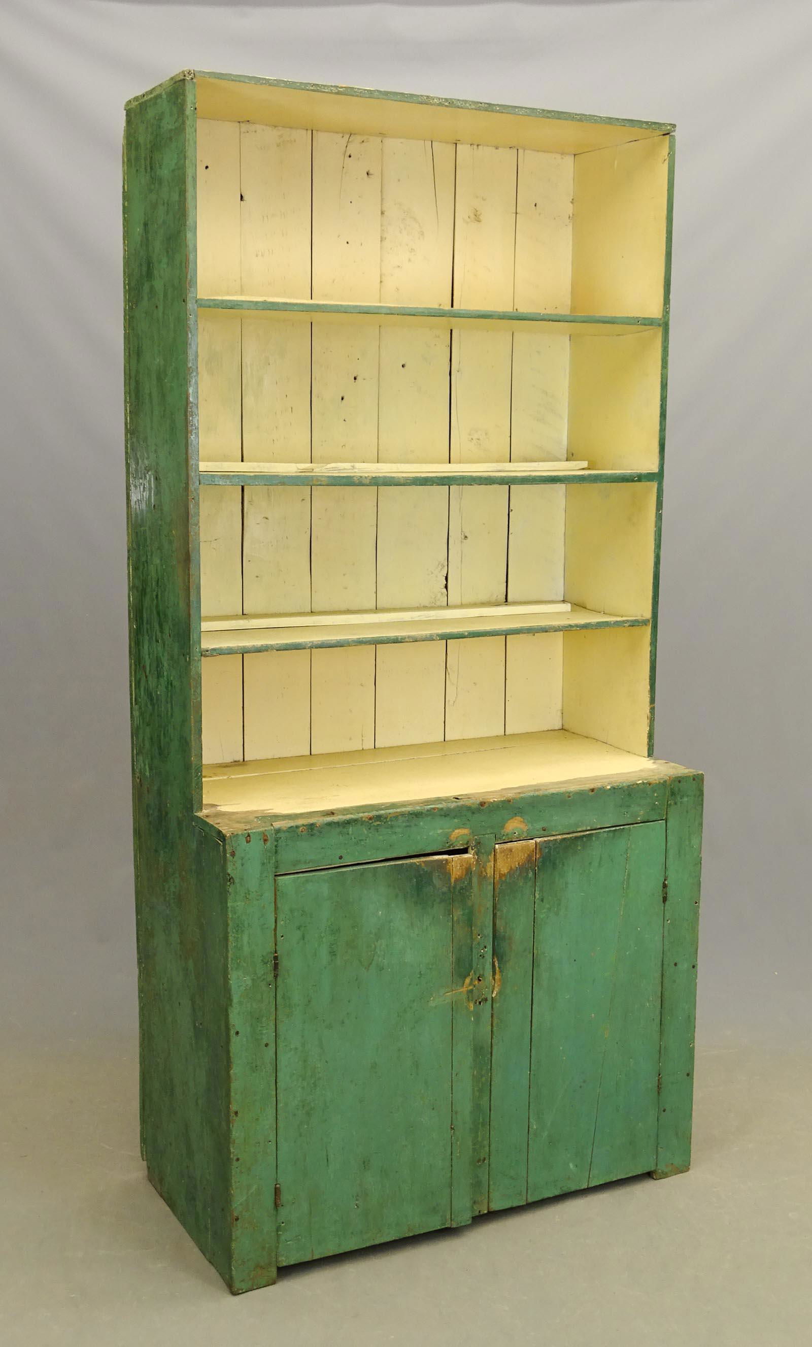 19th c. Primitive Wall Cupboard (1 of 5)
