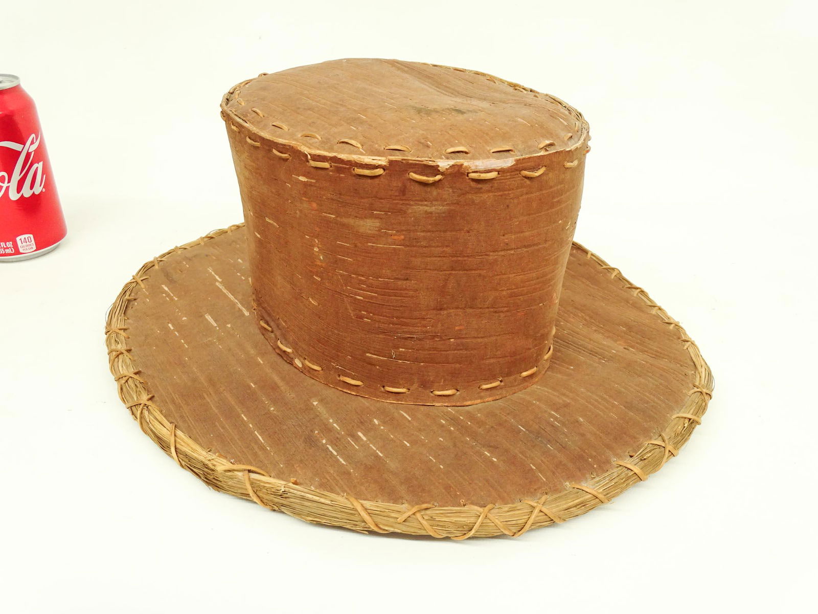Northeast Woodlands Birch Bark Hat (1 of 3)