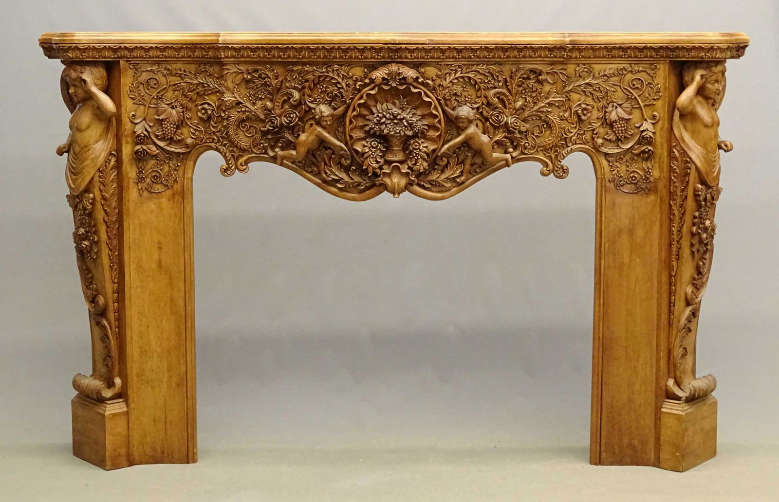 Monumental Fireplace Mantle (1 of 7)