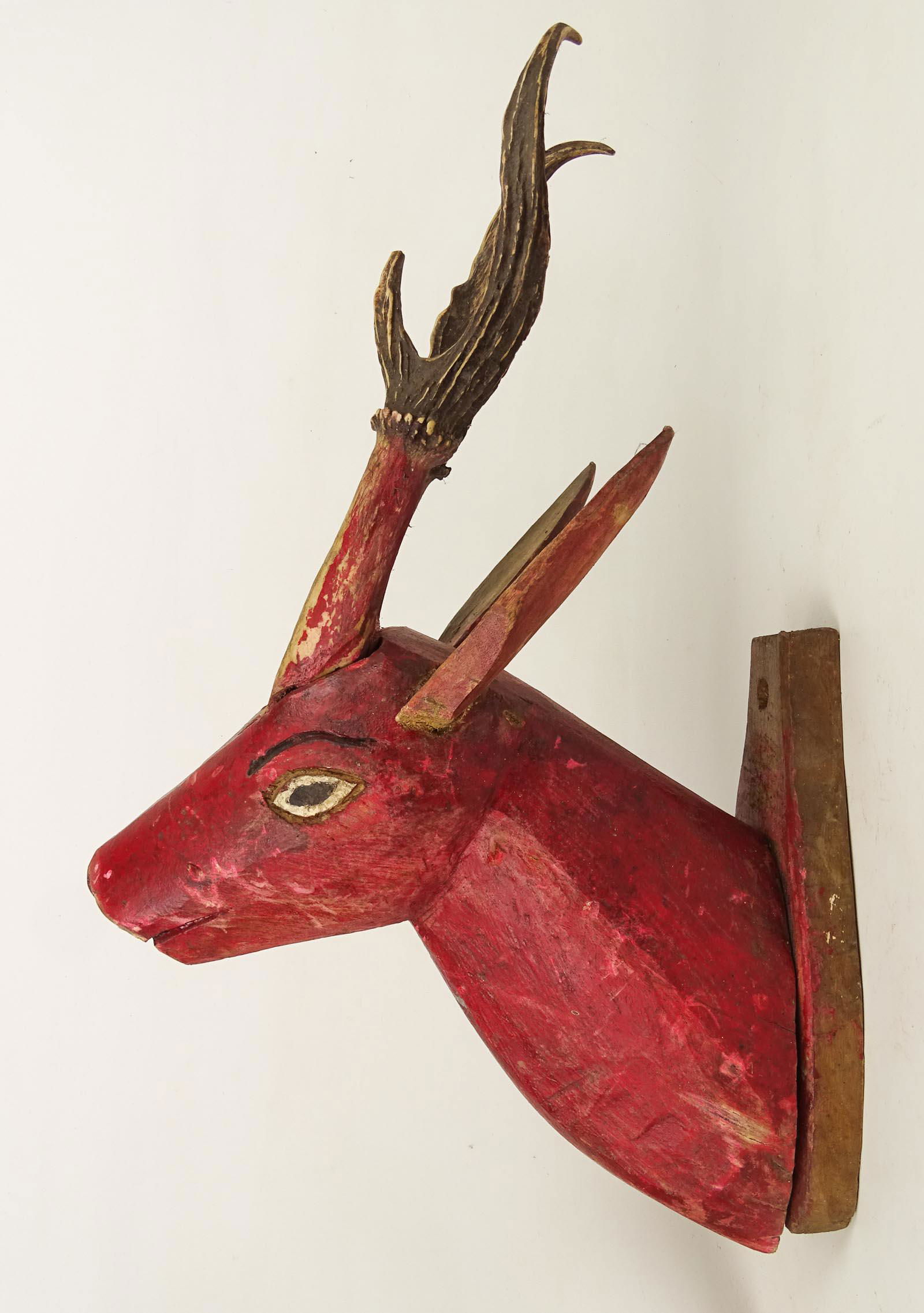 Folk Art Deer Head (1 of 6)