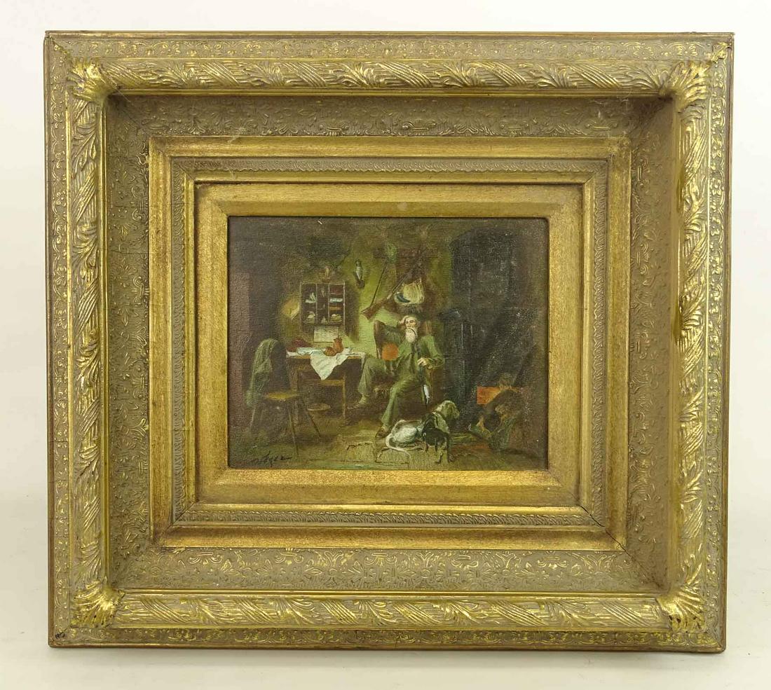 Painting, Cabin Interior Scene (1 of 4)