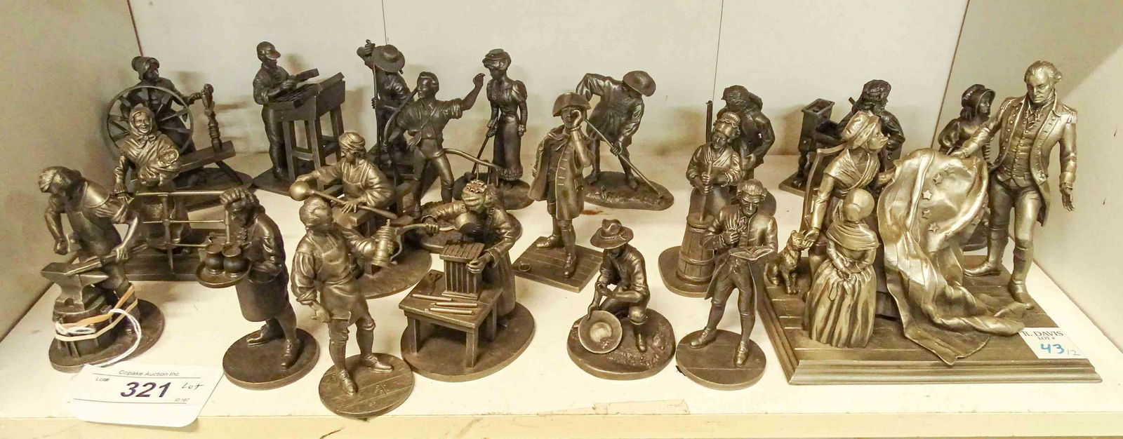 Franklin Mint Pewter Lot (1 of 5)